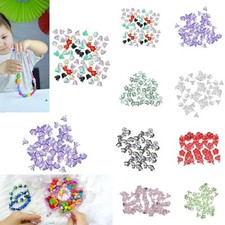 100 pezzi di perline di fiori