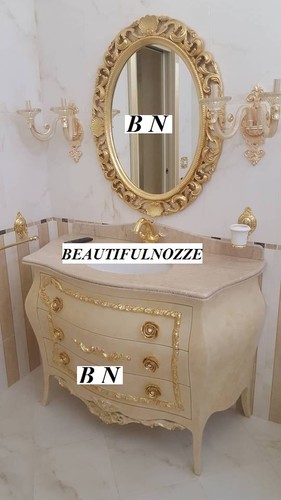 Mobile bagno legno avorio - bagno,
