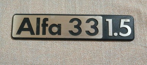 Logo fregio sigla modello - modello, alfa