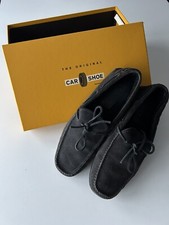 Mocassino con Pelo: CAR SHOE, Originali - fondo Biroli color Grafite - Size 8