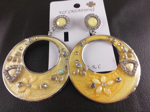 Orecchini donna cerchi metallo - cerchi,