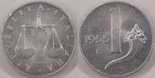 Italia 1955 R 1 Lira KM# 91