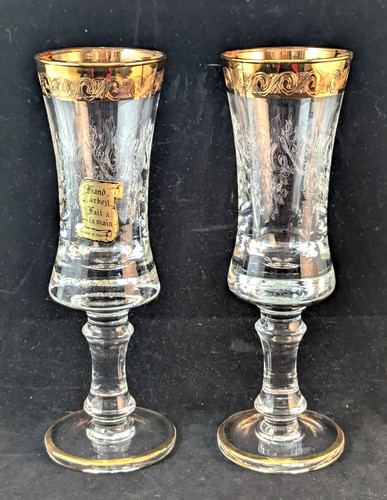 Coppia bicchieri murano medici - coppia,