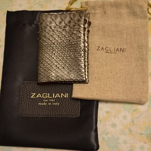 Zagliani portacarte bifold - portacarte, in