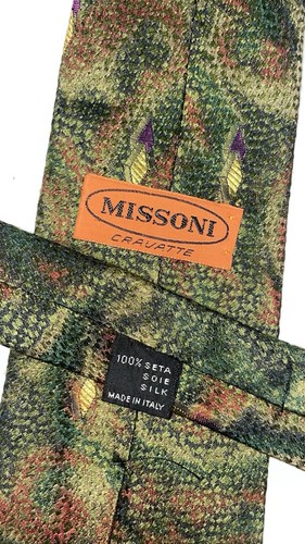 Cravatta missoni 100 - missoni, 100%