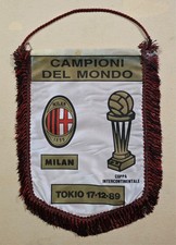 GAGLIARDETTO MILAN CAMPIONI DEL MONDO 1989 TOKYO COPPA INTERCONTINENTALE