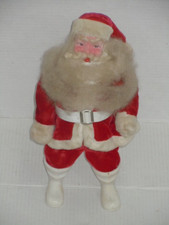 BAMBOLA VINTAGE 14" HAROLD GALE BABBO NATALE IN ABITO DI VELLUTO ROSSO