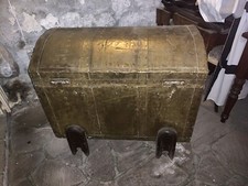 Baule In In Bronzo Epoca Coloniale Trasformato In Baule Bar negli anni 60