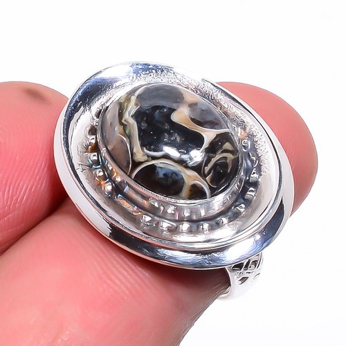 Anello turritella pietra - turritella,