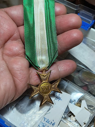 Medaglia croce anni - croce,