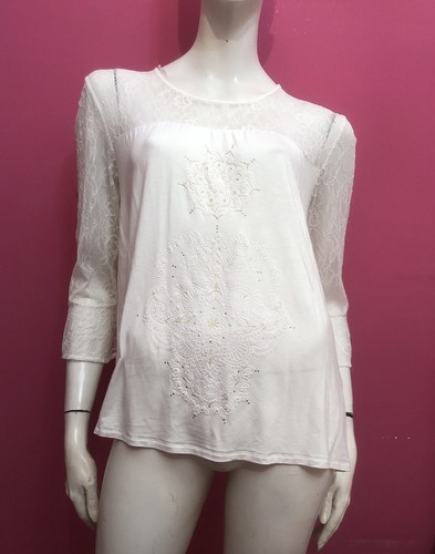 Desigual maglia blusa bianca - desigual,