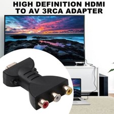 HDMI to 3 RCA Full HD Video 1080P AV Scart Composito Convertitore Adapter