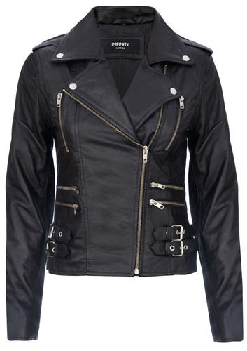 Infinity leather giacca biker - giacca,