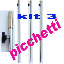 3 PICCHETTI PESCA FILETTATI