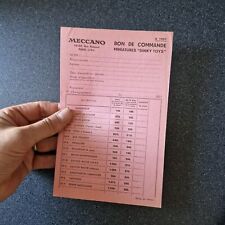 DINKY bon de commande 1951