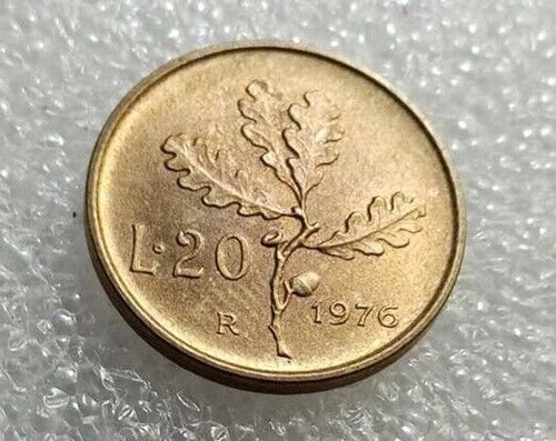 Moneta lire ramo quercia - lire,