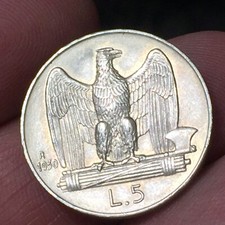 5 LIRE 1930 AQUILOTTO - MONETA