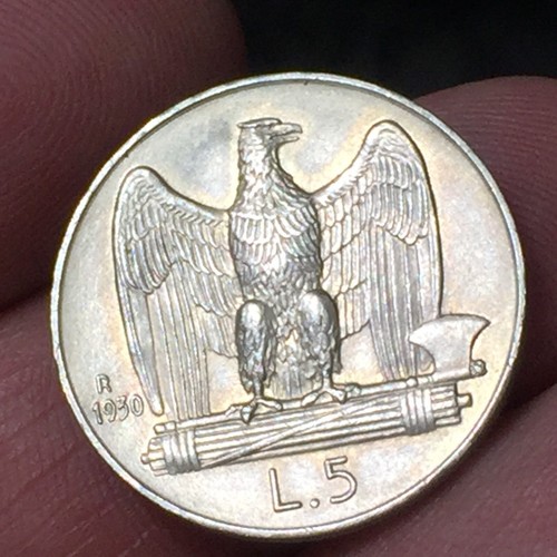 Lire 1930 aquilotto moneta - lire,