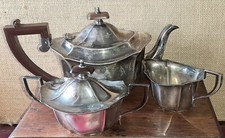 Servizio-Sheffield -SERVICE CAFÉ THÉ , Art Deco- Manici Bakelite