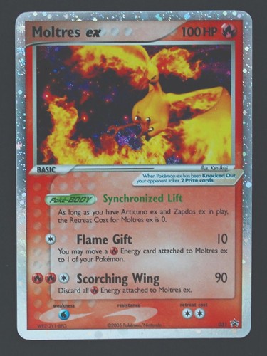 Moltres 031 black star - ex,