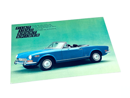 Scheda informativa fiat 124 - scheda,