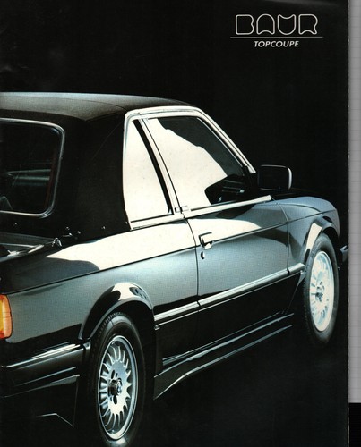 Brochure tuning baur bmw - tuning,