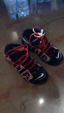 Nike air more uptempo '96 Black White Laser Crimson 42.5EU/US 9/Uk 8