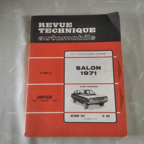Revue technique automobile - revue,