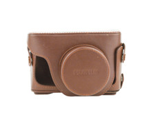 Fujifilm X-100 borsa pronto originale marrone leather brown case bag x100