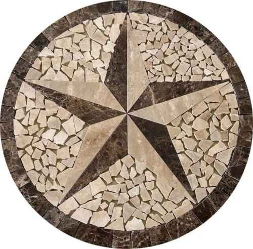 Mosaico medaglione marmo - , da