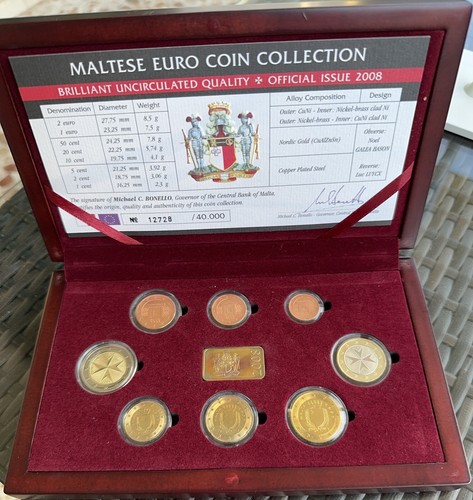 Malta collezione monete euro - monete,