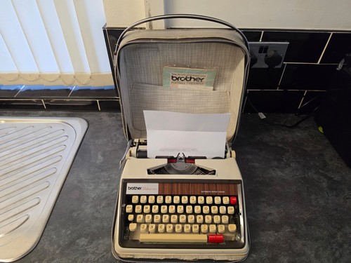 Vintage working brother - working,