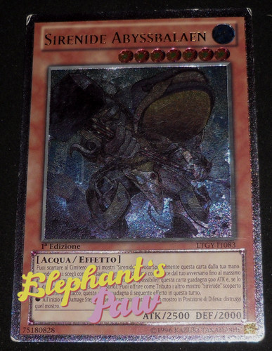 Yugioh sirenide abyssbalaen - yugioh,