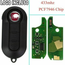 Chiave Chip elettronica COMPATIBILE FIAT 500 X L PUNTO EVO PANDA LANCIA 433Mhz