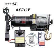 3000lbs 24v 12v argano - 3000lbs, 24v/12v