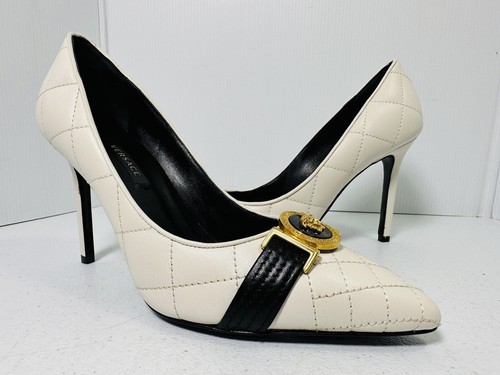 Versace scarpe donna oro logo