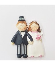 Set 12 Pezzi Sposi Sposini Wedding In Ceramica Bomboniera Bomboniere Matrimonio