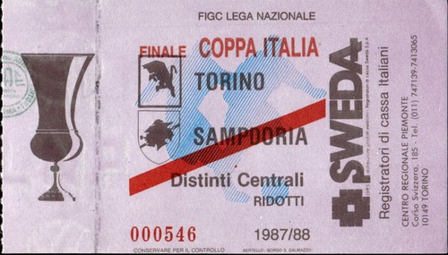 Biglietto stadio finale coppa - biglietto,