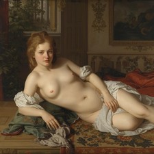 Nudo Con Coperta Dipinto