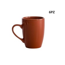 x Set 6 Pezzi Tazze Tazzoni Bicchieri Latte Mug In Terracotta Con Manici hmj