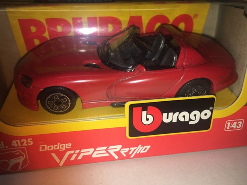 Dodge viper 43 burago - 1/43,