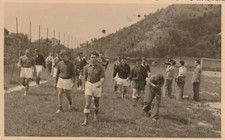 B3 - Foto Photo Fotografia Fotocartolina Anni 50 - Calciatori di Pallone Calcio 