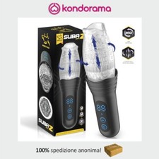 Masturbatore maschile per lui l’uomo rotante 2 motori con spinta e rotazione USB