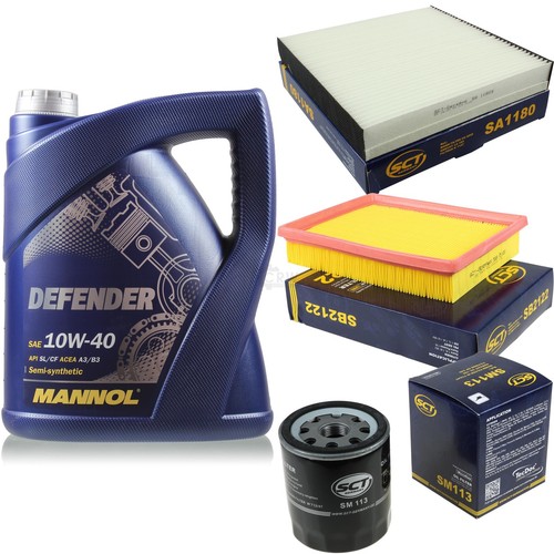 Kit cambio olio - 5l, mannol