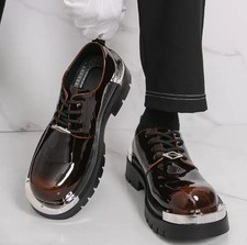 Scarpe uomo pelle lucida suola