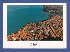 Cartolina Marta Lago di Bolsena  viaggiata 1999