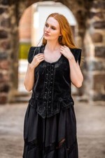 Gilet medievale in pelle