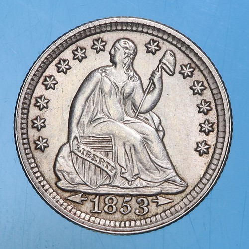 Dime 1853 seated liberty - dime,
