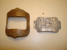 Bollo e porta bollo 1924, biciclette epoca