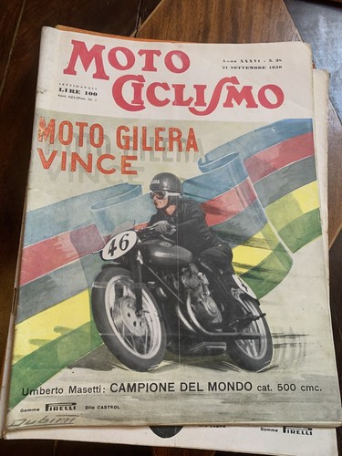 Motociclismo 1950 gilera - motociclismo, n°38